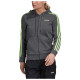 Adidas Γυναικεία ζακέτα Essentials 3-Stripes Full-Zip Hoodie